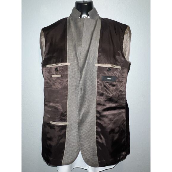 Hugo Boss Mens 42R The James Blazer 100% Virgin Wool Sport Coat Jacket - Picture 12 of 14
